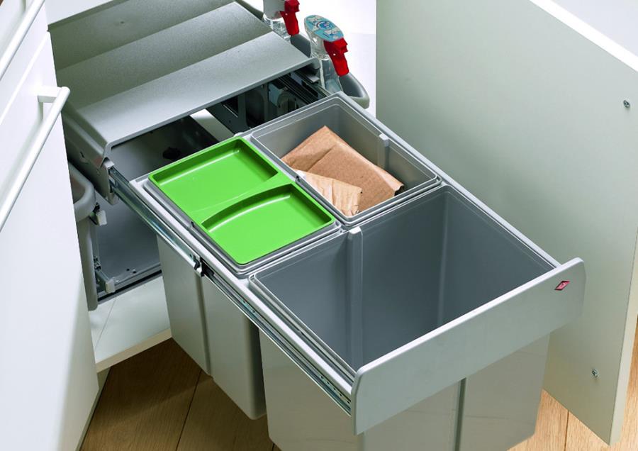 Le tri des déchets intégré pour la cuisine
