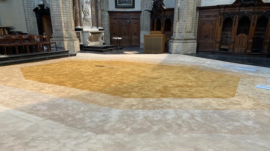 Carlo en Mathias Lambrecht verzorgen uniek renovatiewerk in Brusselse kerk