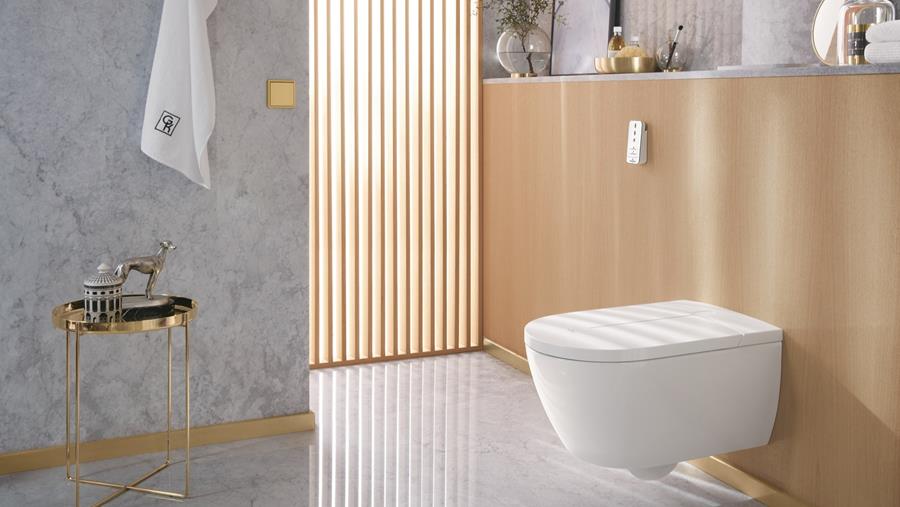 Hygiëne op één in het toilet