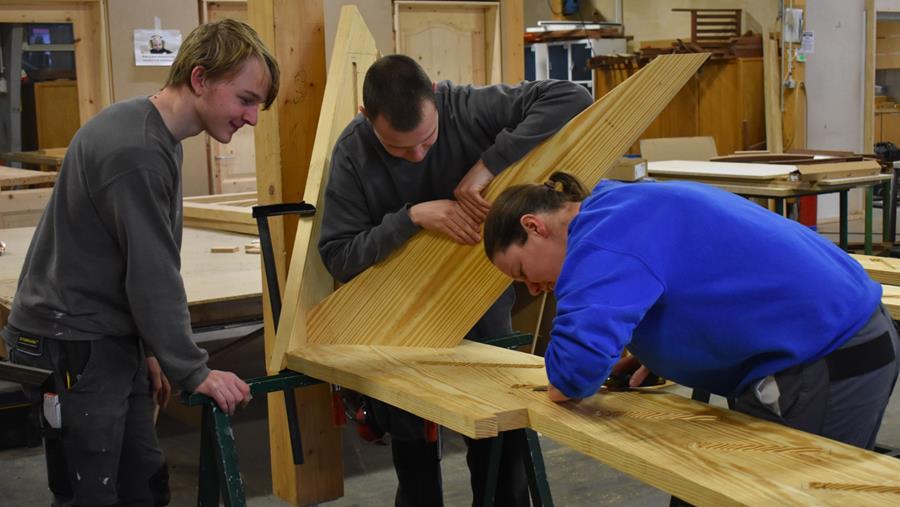 Vrouwen in de schrijnwerksector