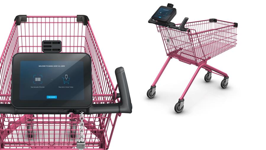 Les chariots et les paniers de supermarché évoluent mais restent classiques