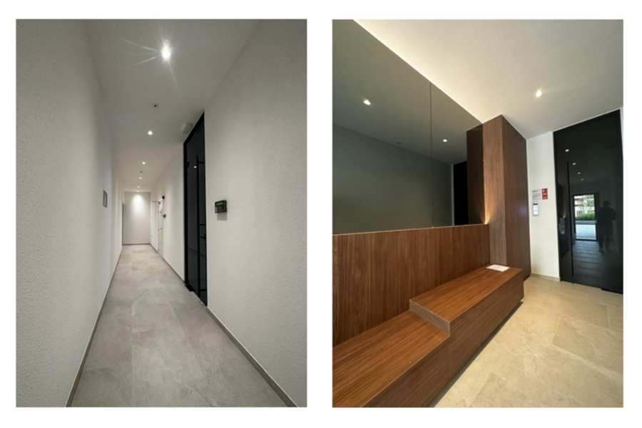 Hoogwaardige afwerking in Oostends project