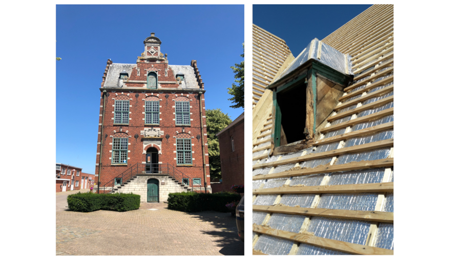 L'hôtel de ville de Meerle fait l'objet d'une restauration
