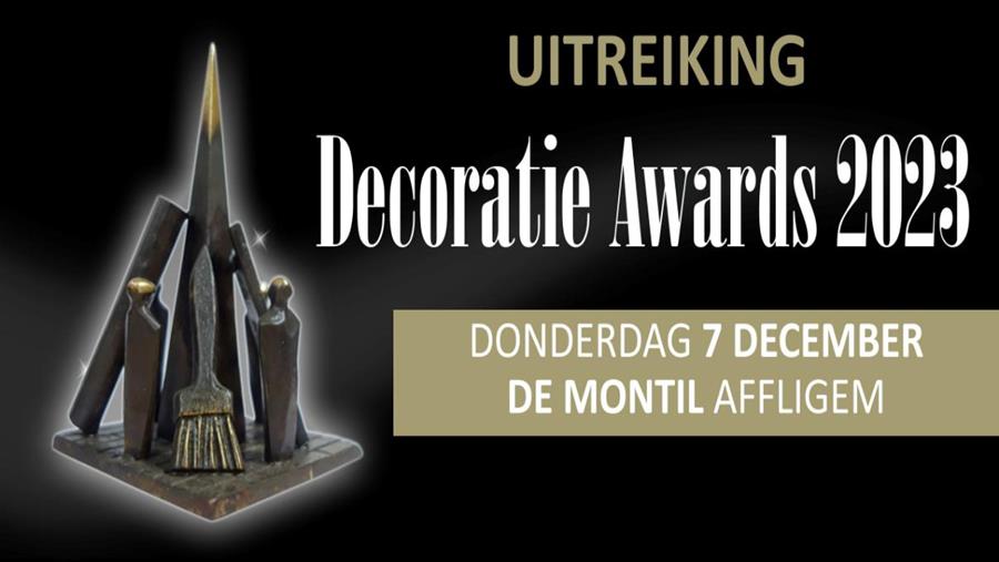 SCHRIJF U NU IN VOOR DE UITEIKING VAN DE DECORATIE AWARDS 2023!