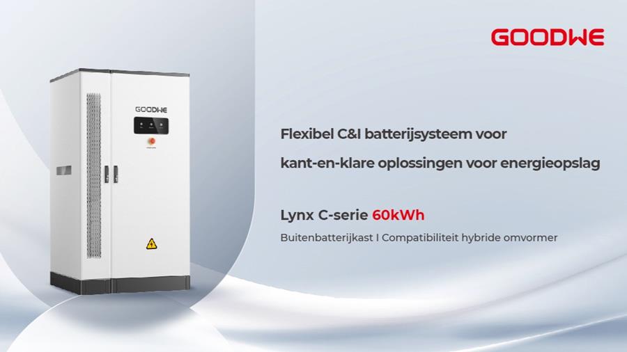GoodWe maakt intelligente energieopslag mogelijk
