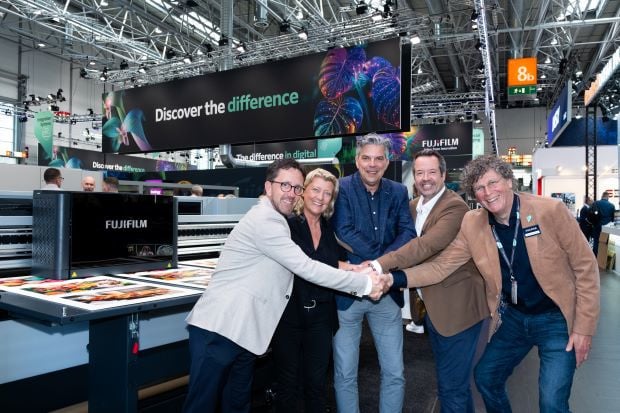 Fujifilm en Igepa Belux sluiten strategische overeenkomst op Drupa 2024