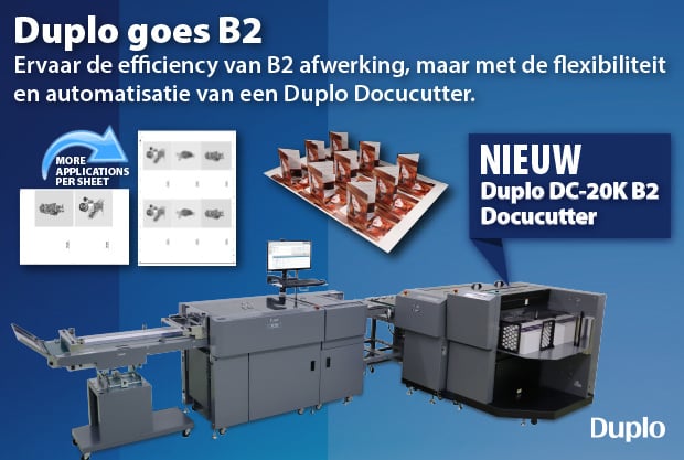 Nieuw bij Igepa: Duplo DC-20K B2 Docucutter