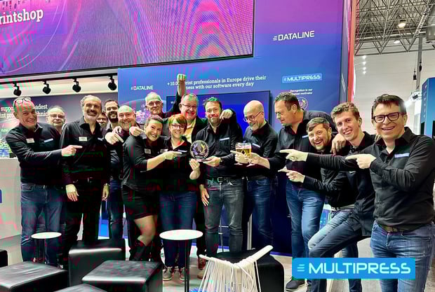 Dataline très satisfait de sa participation à la drupa