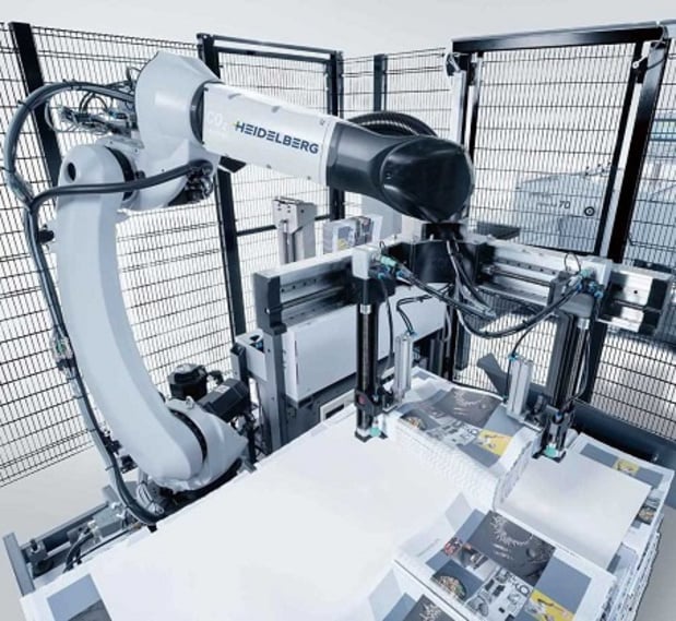 Heidelberg Stahlfolder P-Stacker