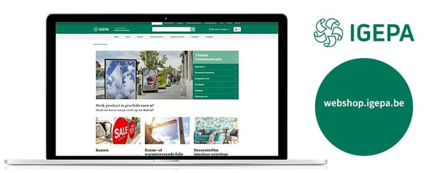 Igepa lance une nouvelle boutique en ligne et un nouvel outil de découpe : Recevez 5% de réduction sur votre première commande