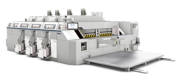 Presse flexo avec découpe rotative (DRO) KOLBUS RD 115S