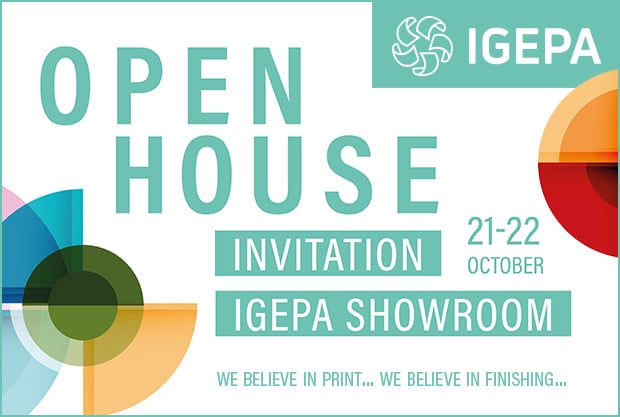 Open house invitation, 21-22 october Igepa showroom
