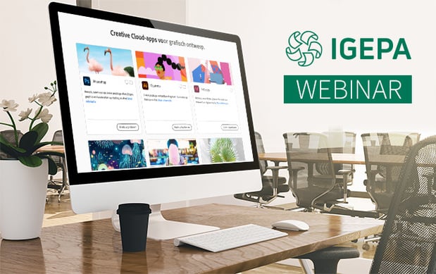 Igepa organise webinaire Adobe Creative Cloud 2021 jeudi 11/02/2021