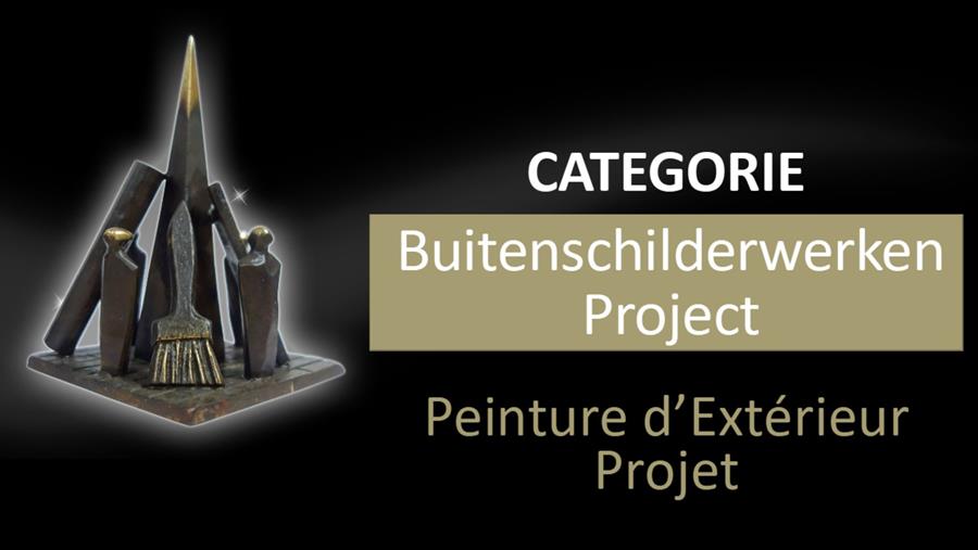 Voici les nominés pour les prix de la décoration : Peinture d'Extérieur Projet