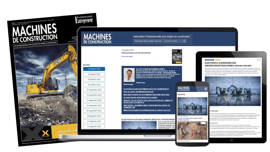 Professional Media Group lance un nouveau magazine professionnel sur les machines de construction