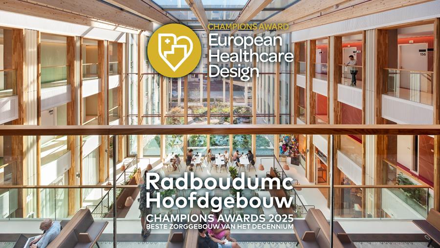 Radboudumc Hoofdgebouw beste zorggebouw van afgelopen decennium