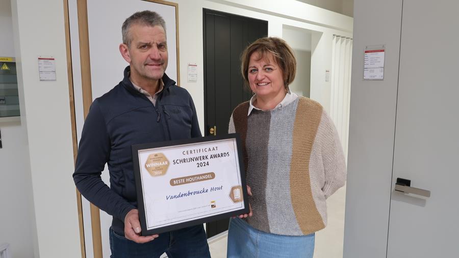 Vandenbroucke Hout est le meilleur négoce de bois de Belgique 2024