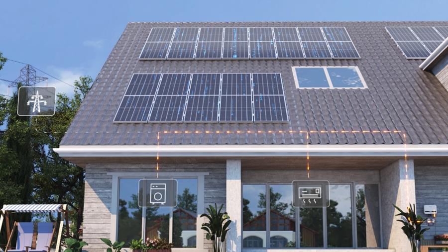 SolaX-omvormer met Zero Export