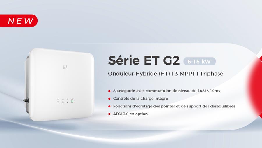 GoodWe lance l'onduleur hybride ET G2 pour alimenter les foyers modernes
