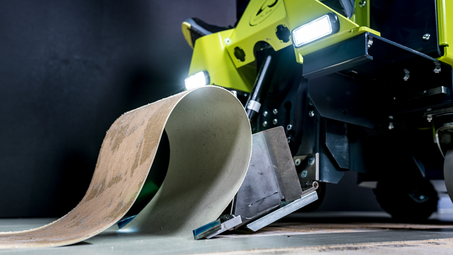 Wolff ride-on stripper presteert een hele werkdag