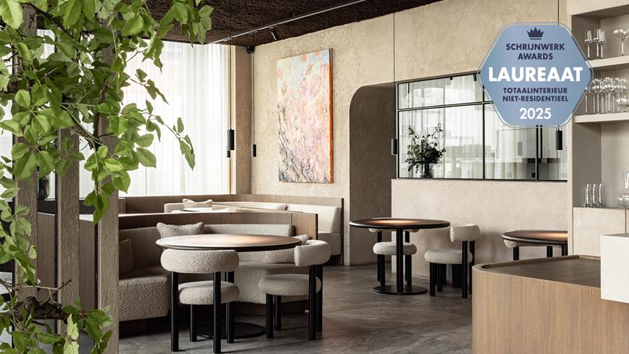 Donkere warmte en stalen accenten in Restaurant Nebo