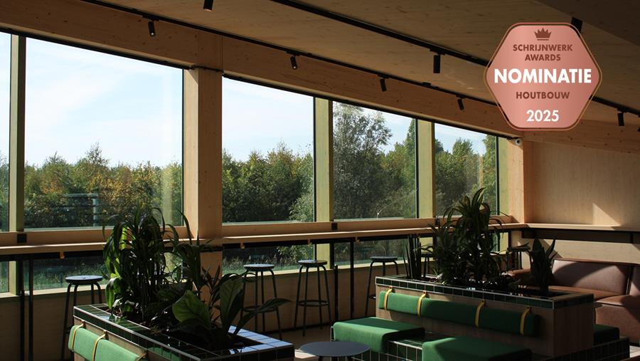 Circulair snelwegrestaurant met biogebaseerde materialen