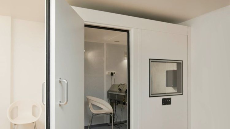 Audiometrie cabine, voorgemonteerd of in kitvorm