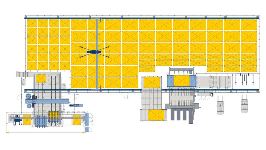 Software van een automatisch platenmagazijn