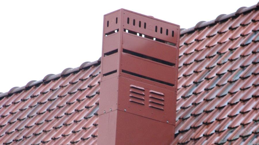 Passages de toit combinés pour  les fonctions amenée et évacuation