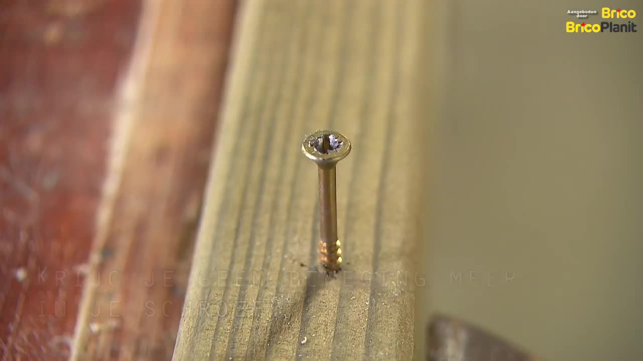 TIP VAN DE WEEK: KAPOTTE SCHROEF LOSSEN