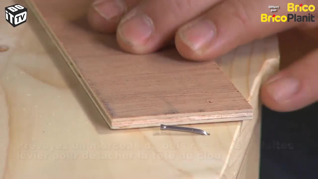 CONSEIL DE LA SEMAINE: ENLEVER UN CLOU