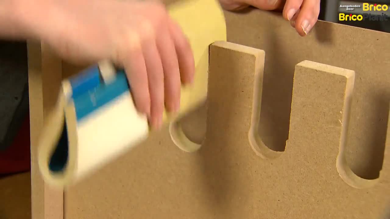 Schrift als schuurblokje