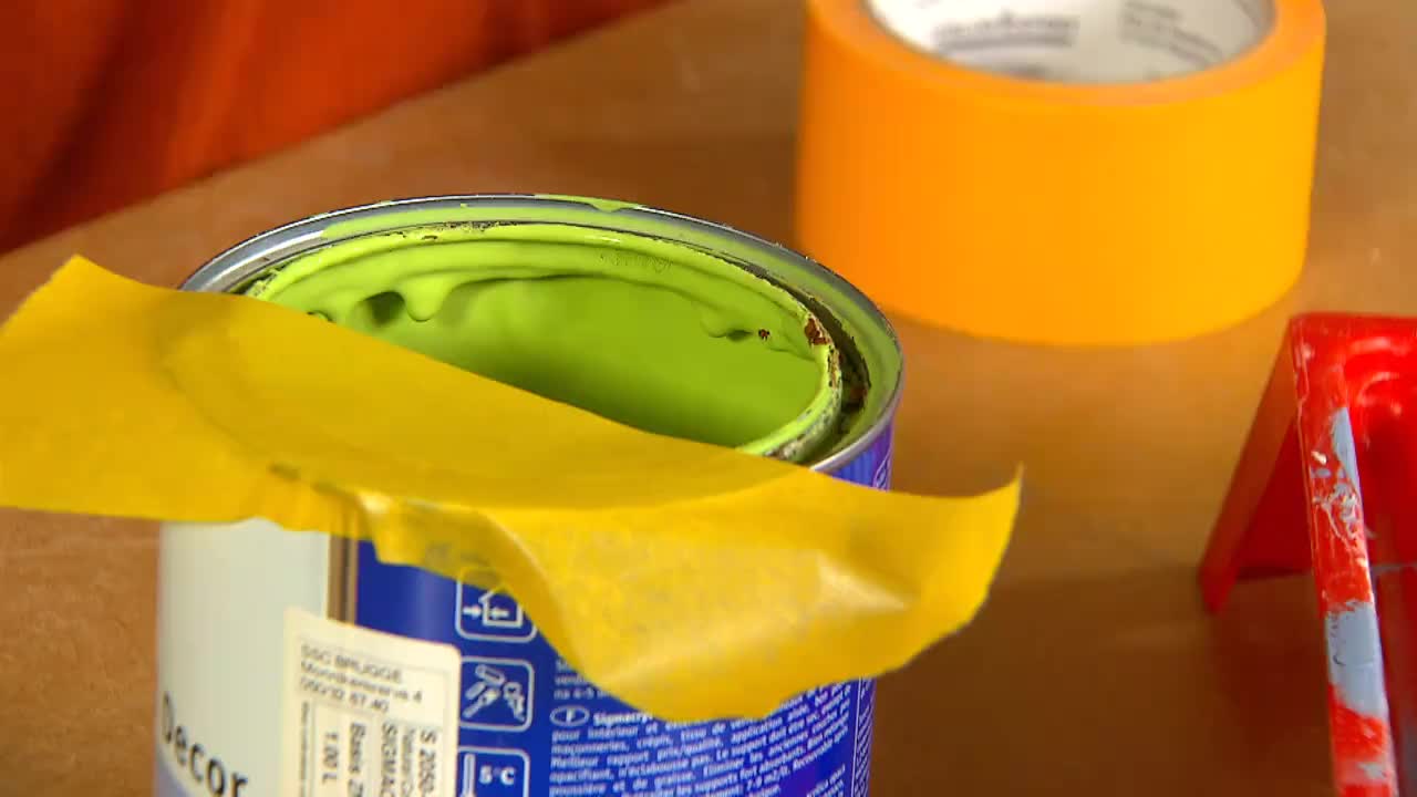 Verser la peinture proprement