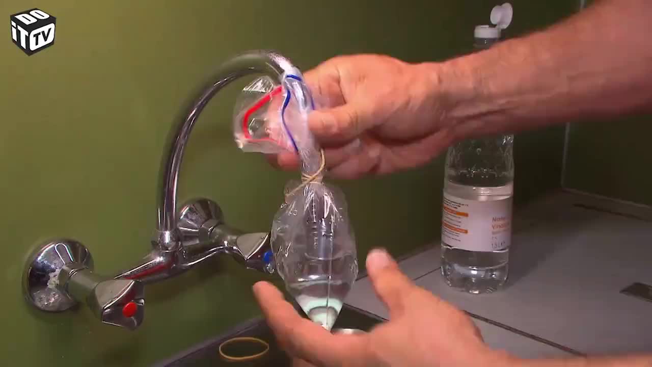 Kraankop schoonmaken zonder demonteren