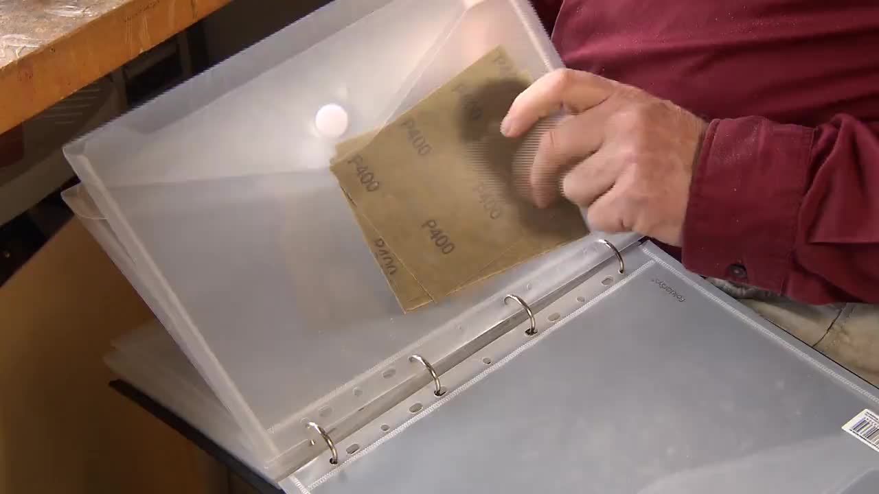 Zo bewaar je schuurpapier