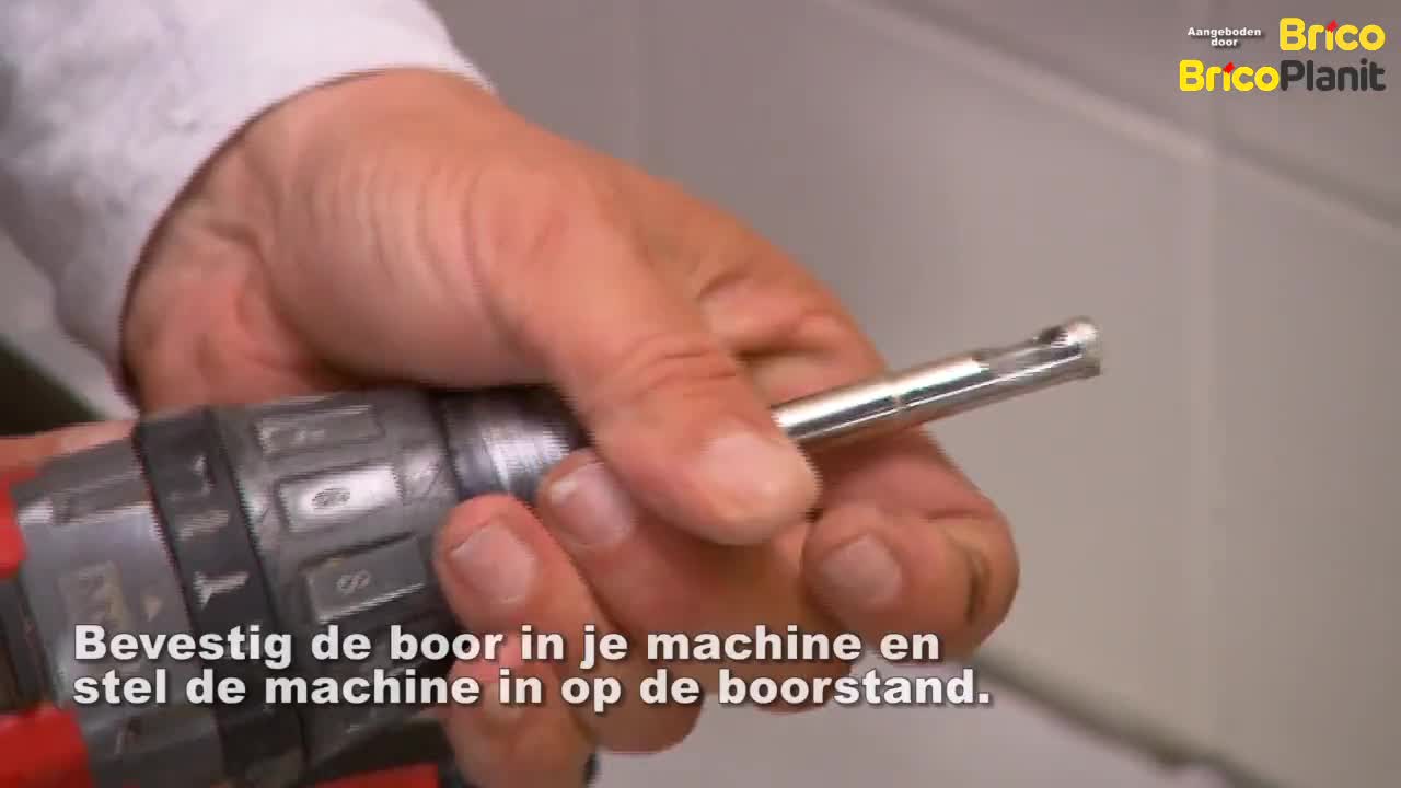 Hoe gebruik je een diamantboor?