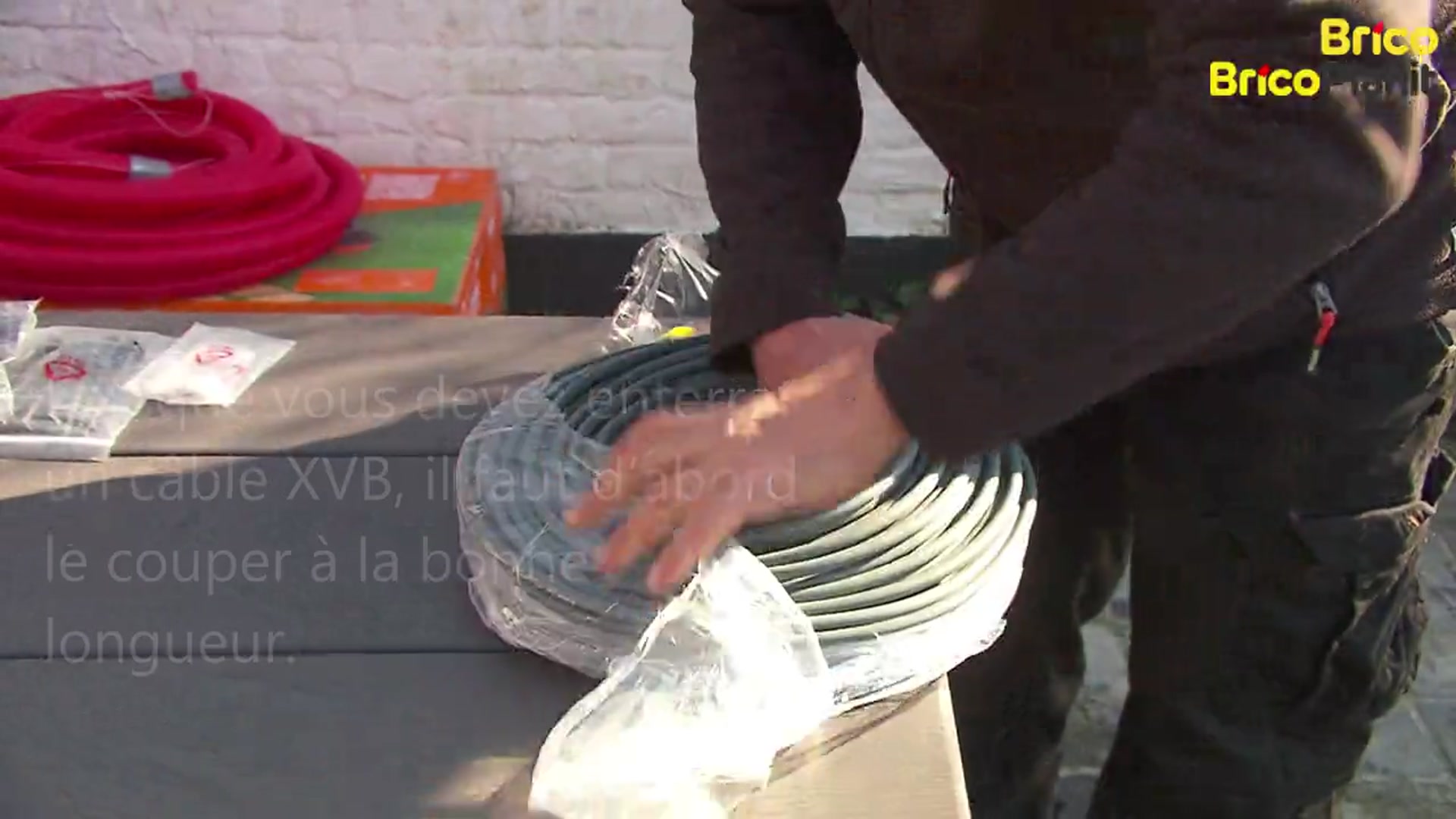 Comment couper un câble XVB?