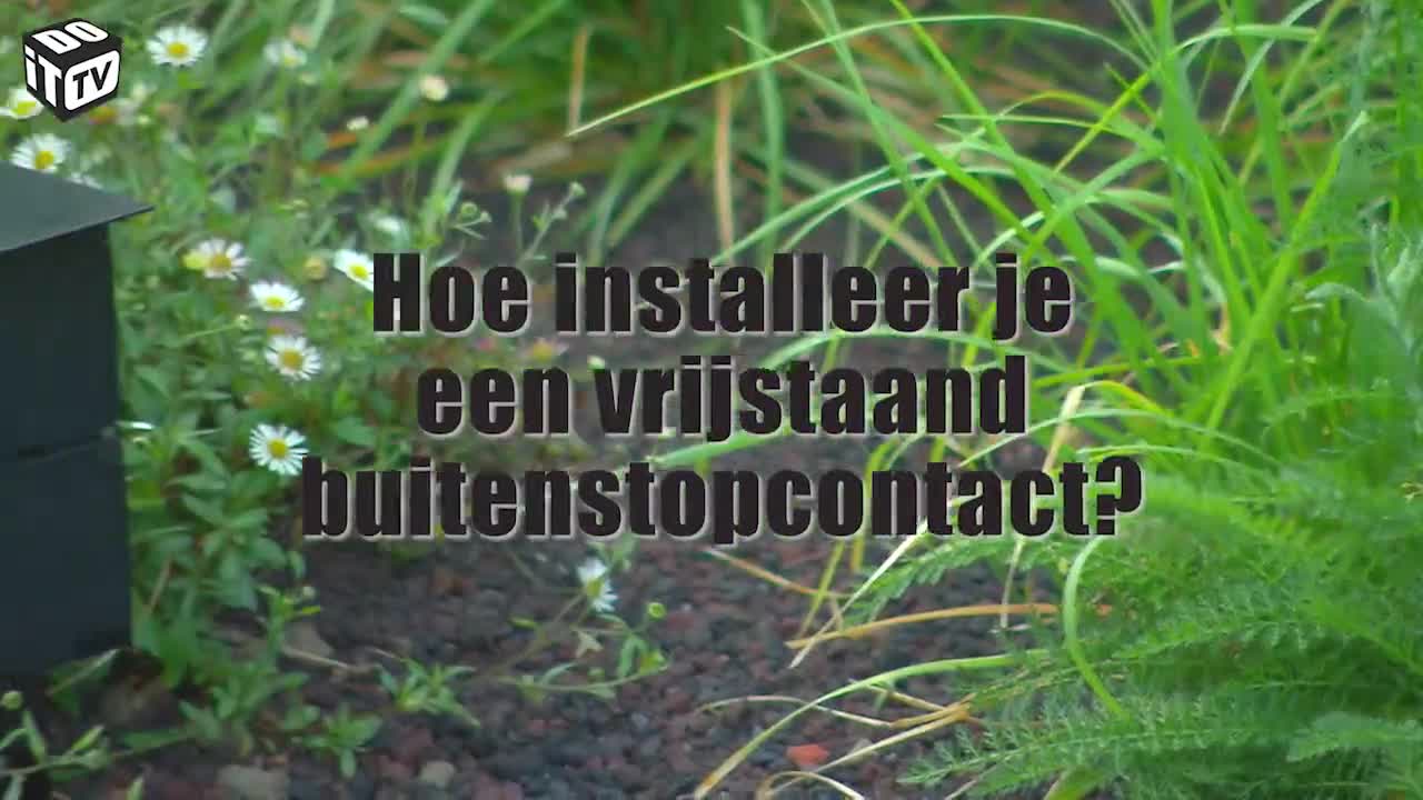 HOE EEN BUITENSTOPCONTACT PLAATSEN