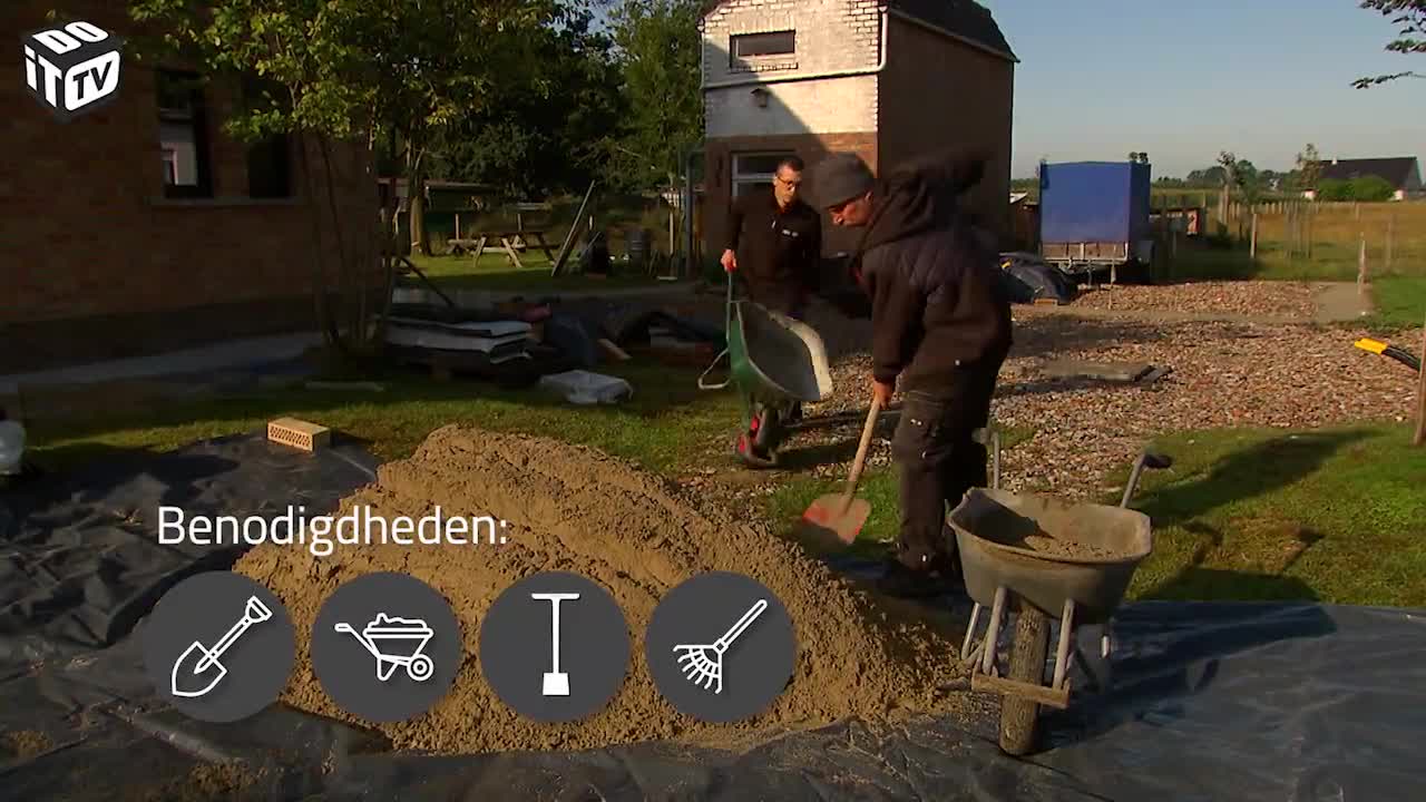 KLINKERPAD ROND HET HUIS