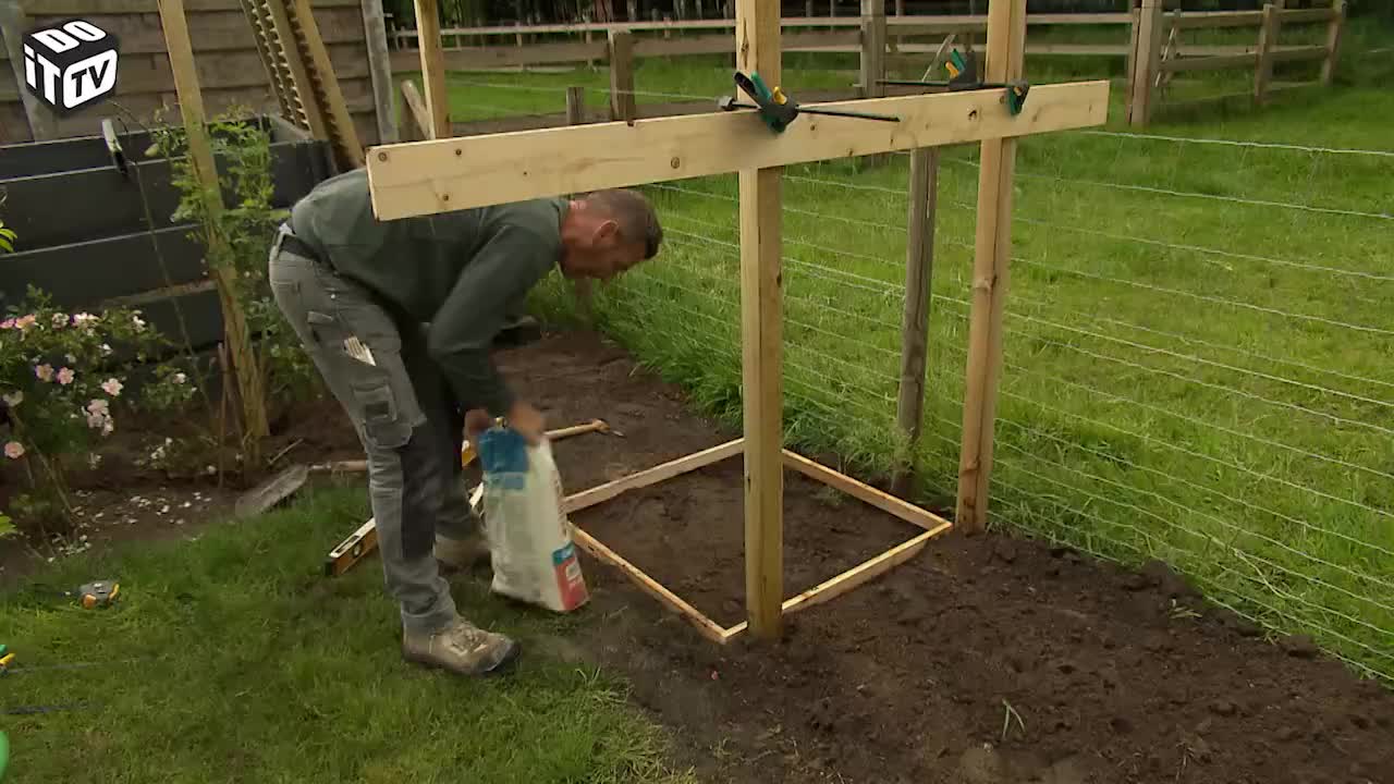 Hoe een tuinscherm plaatsen