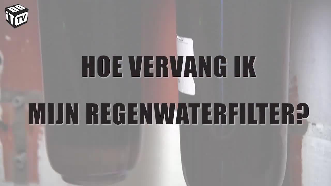 Hoe vervang je regenwaterfilters?