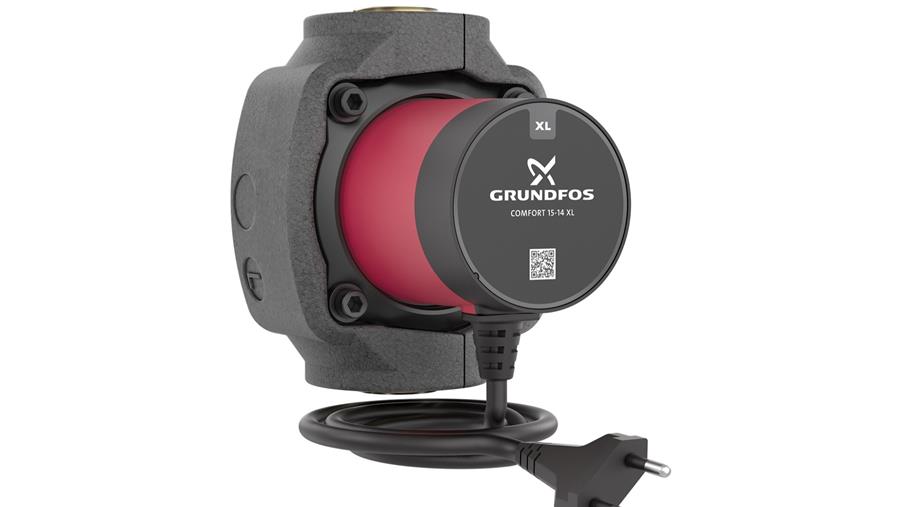 Grundfos lanceert de COMFORT XL-warmwatercirculatiepomp