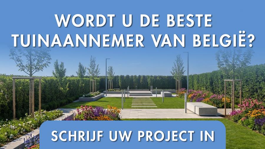 Wordt u de beste tuinaannemer/tuinarchitect van België?