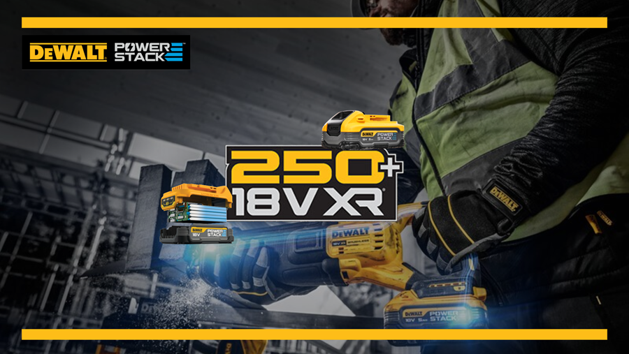 DEWALT POWERSTACK : compacte par sa taille, redoutable par sa puissance