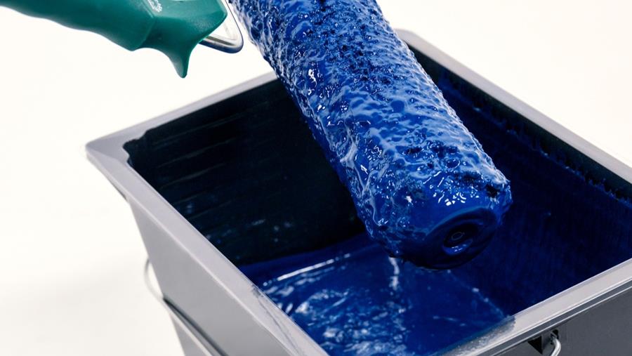 Biobased muurverf zonder primaire microplastics